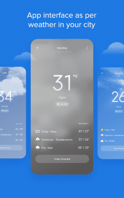 Screenshot of the application Weather - By Xiaomi - #3