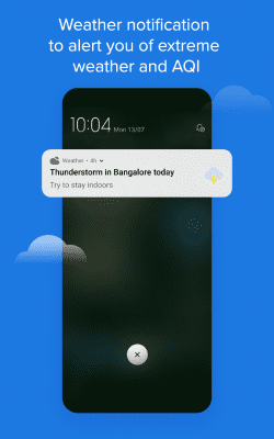 Screenshot of the application Weather - By Xiaomi - #8