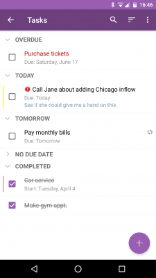 Screenshot of the application Outlook-Android Sync - #3