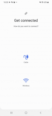Screenshot of the application Samsung Smart Switch Mobile - #2