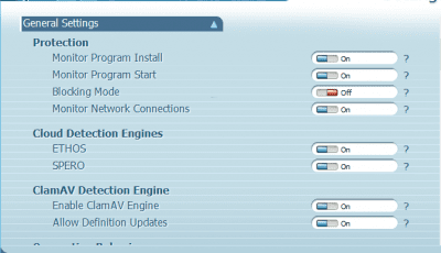 Screenshot of the application Immunet - #2