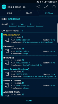 Screenshot of the application Ping and Trace Pro - #4