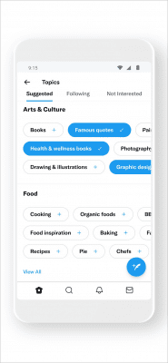 Screenshot of the application Twitter - #3