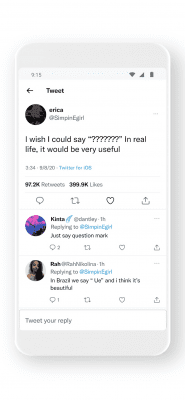 Screenshot of the application Twitter - #4