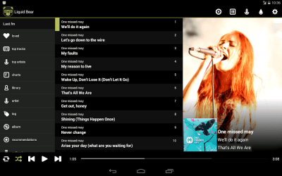 Screenshot of the application VKontakte+Lastfm - Liquid Bear - #3