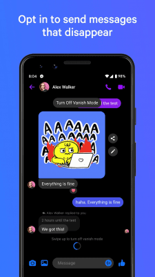 Screenshot of the application Facebook Messenger - #2