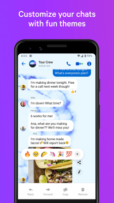 Screenshot of the application Facebook Messenger - #5