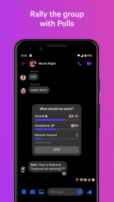 Screenshot of the application Facebook Messenger - #6
