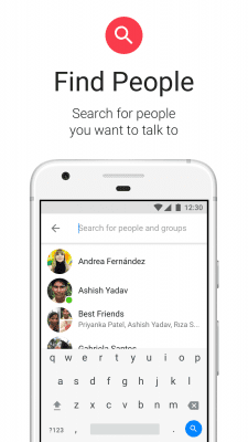 Screenshot of the application Facebook Messenger Lite - #7