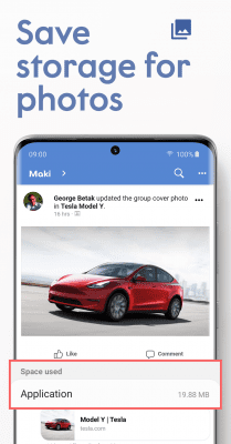 Screenshot of the application Maki: Facebook and Messenger in one app - #5