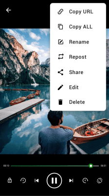 Screenshot of the application Video Downloader for Facebook - #6