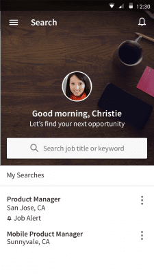 Screenshot of the application LinkedIn Job Search - #3