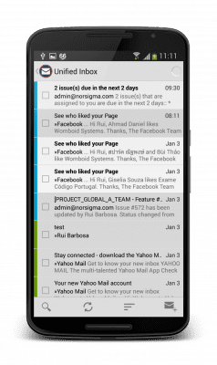 Screenshot of the application Hotmail in Outlook Fast - #2