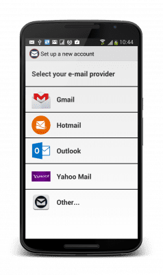 Screenshot of the application Hotmail in Outlook Fast - #3