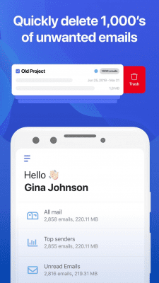 Screenshot of the application CleanEmail - #2