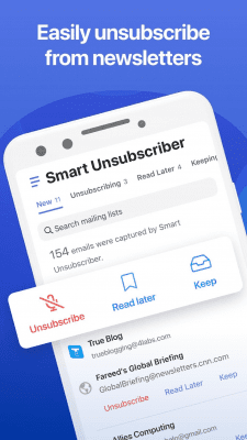 Screenshot of the application CleanEmail - #3