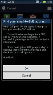 Screenshot of the application Find Phone Email Address - #3