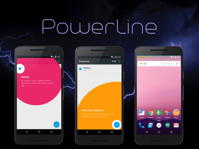 Screenshot of the application PowerLine - #10
