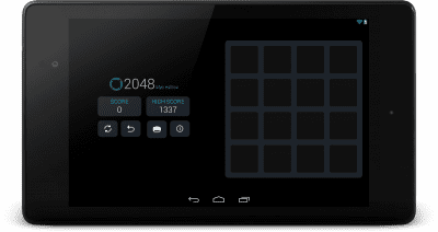 Screenshot of the application 2048 Myo Edition - #3