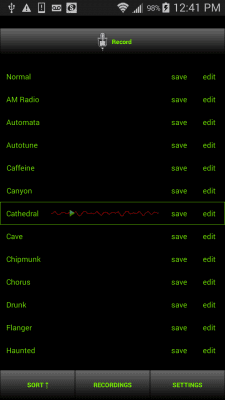Screenshot of the application Change Your Voice - #2