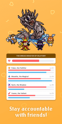 Screenshot of the application Habitica: Gamify your Tasks - #4