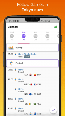 Screenshot of the application Tokyo Gold - 2021 Summer Games - #1