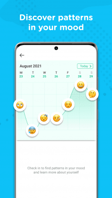 Screenshot of the application Woebot: Your Self-Care Expert - #4