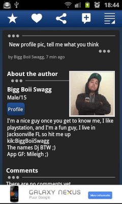 Screenshot of the application Yo Momma Jokes - #2