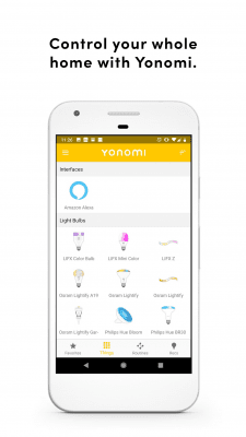 Screenshot of the application Yonomi - #2