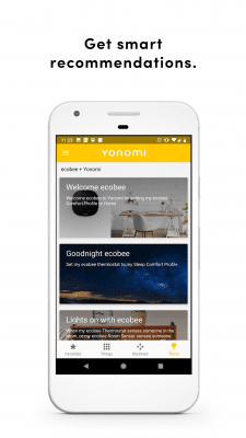 Screenshot of the application Yonomi - #4