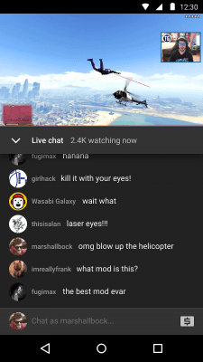 Screenshot of the application YouTube Gaming - #2