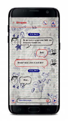 Screenshot of the application Go SMS Pro - #2