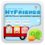 Download GO SMS Pro Friends Popup Thx