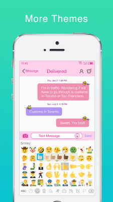 Screenshot of the application Messaging+ 6 - #4
