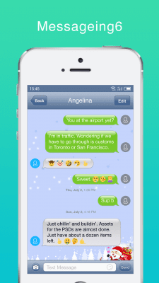 Screenshot of the application Messaging+ 6 - #5
