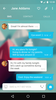 Screenshot of the application Messages + SMS - #2