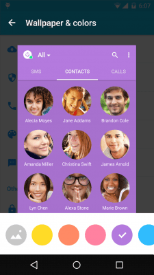 Screenshot of the application Messages + SMS - #4