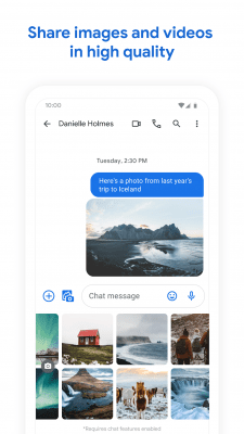 Screenshot of the application Android Messages - #2