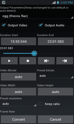 Screenshot of the application Media Converter - #2