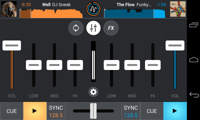 Screenshot of the application Cross DJ Hero - #4