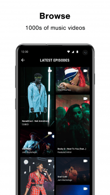 Screenshot of the application Loudly – Music. Video. People. - #3