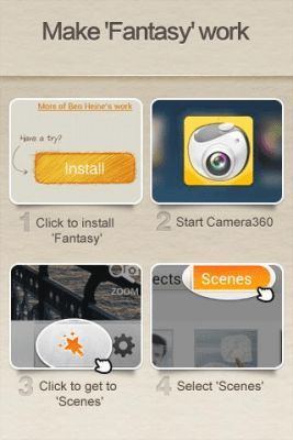Screenshot of the application Fantasy for Camera360 - #2