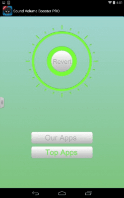 Screenshot of the application Sound Volume Booster PRO - #2