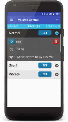 Screenshot of the application C Mobile Volume Manager - #3