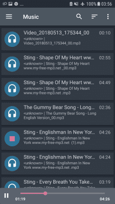 Screenshot of the application AndroSound Audio Editor - #6