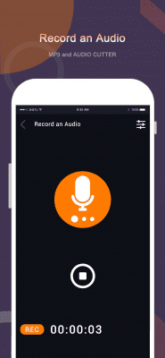 Screenshot of the application Slicing ringtones - #3