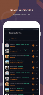 Screenshot of the application Slicing ringtones - #5