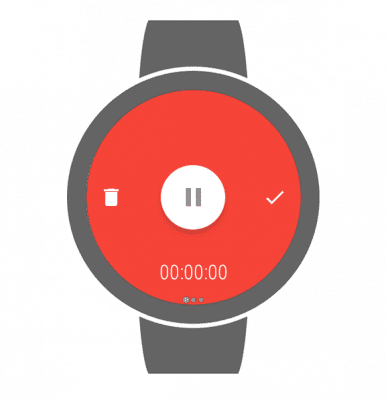 Screenshot of the application Wear Audio Recorder - #6