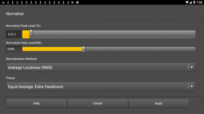 Screenshot of the application WavePad Audio Editor Free - #6