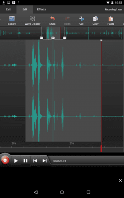 Screenshot of the application WavePad Audio Editor Free - #14